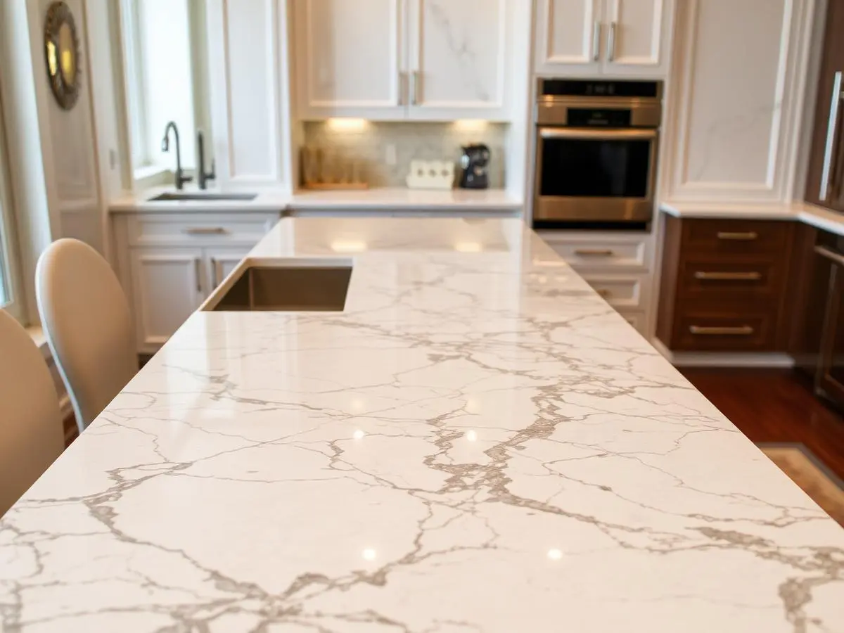 Marble, travertine, and limestone restored in place.